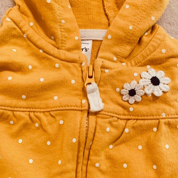 Carter's Two Hooded Zip Up Jackets Size 6 Months - Picture 7 of 16